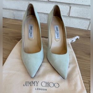 Jimmy Choo Light Green Mint High Heels